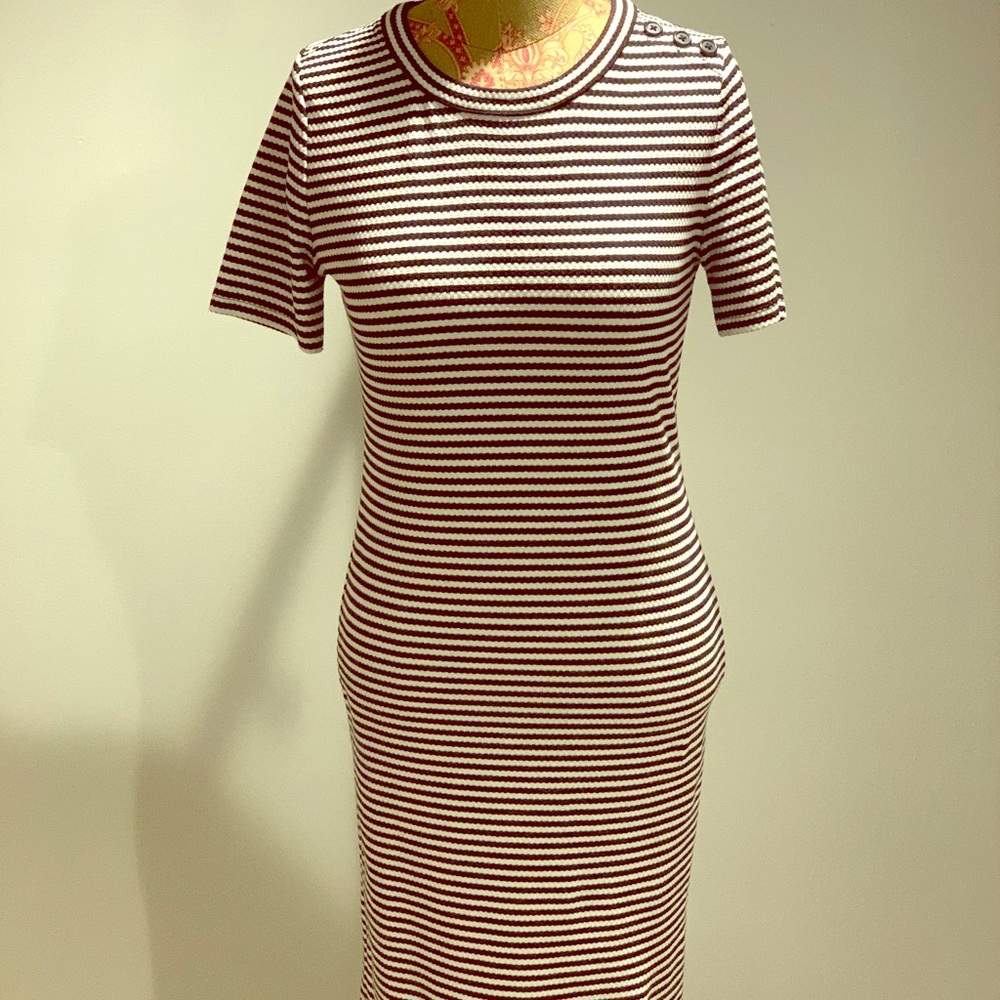 Black & White Striped Dress